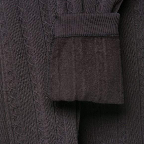 Women's One size high waisted textured Fleece Line - Picture 8 of 8